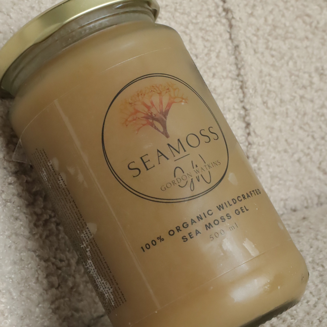 Sea Moss Gel Blended with ashwaganda for stress relief benefits