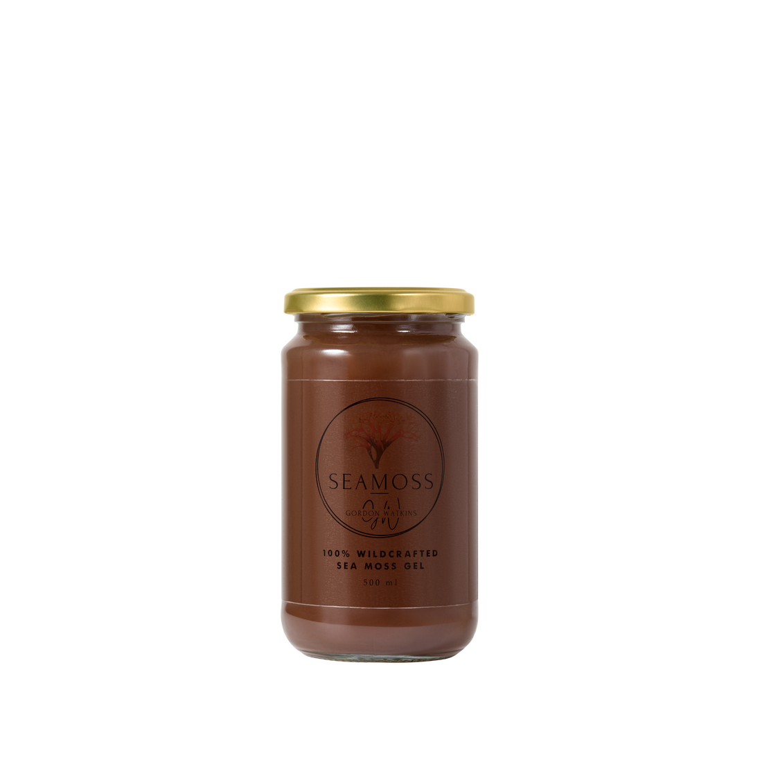 Jar of purple sea mos. Sold in the UK