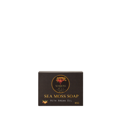 Sea Moss and Argan Oil Soap - Nourishing Vegan Skin Care (85g)