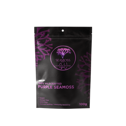 Raw Purple Dried Sea Moss - Prepare Your Own Sea Moss Products