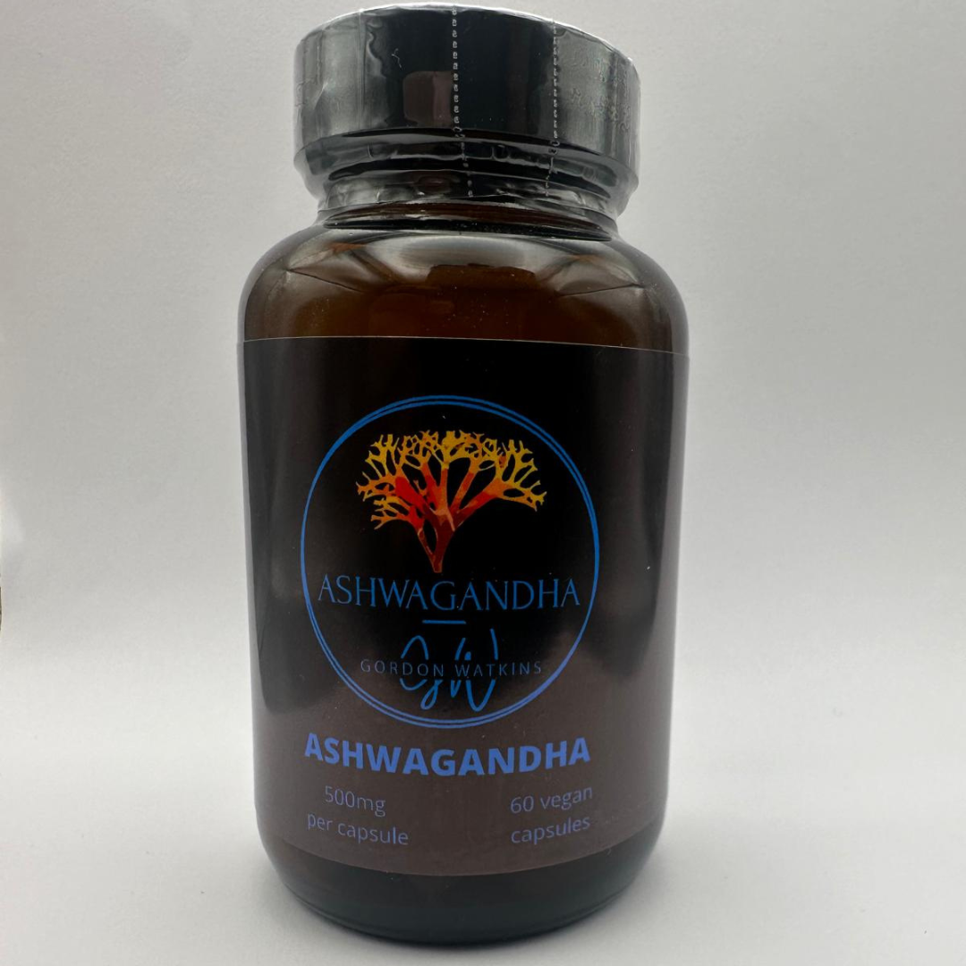 Ashwagandha capsules | 60 Vegan Capsules | GMO Free | Gordon Watkins Exclusive